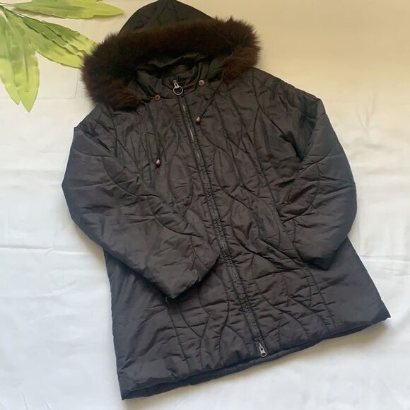 🌟nuage Coat w/ Faux Fur🌟 - Picture 1 of 12